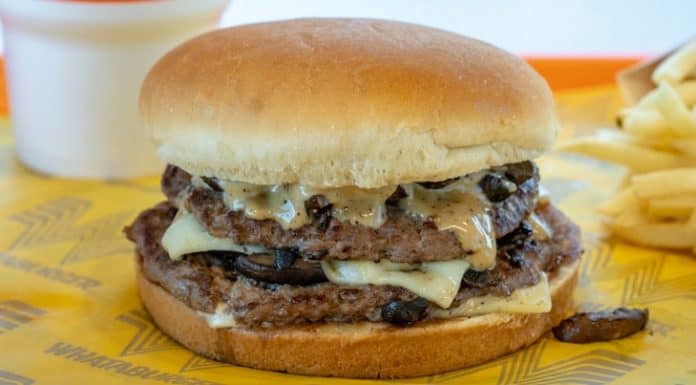 Whataburger Mushroom Swiss Burger Whataburger Mushroom Swiss Burger