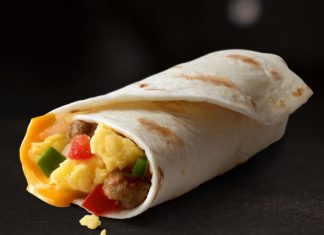 McDonald’s Breakfast Burrito McDonald's Breakfast Burrito with Sausage