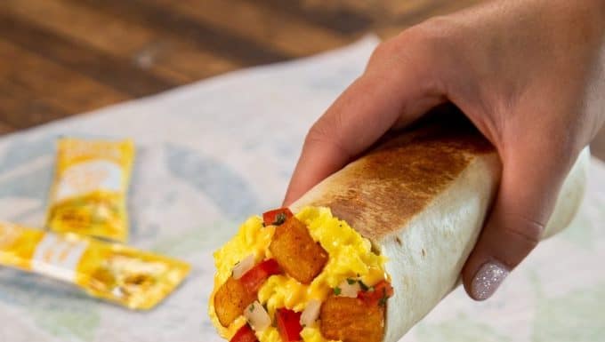 Taco Bell Breakfast Burrito Taco Bell Grilled Breakfast Burrito