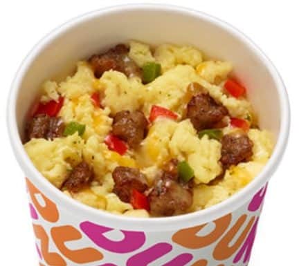 Dunkin’ Sausage Scramble Bowl Dunkin' Sausage Scramble Bowl