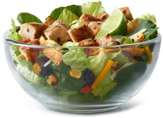 McDonald’s Southwest Salad McDonald's Premium Southwest Salad in a bowl