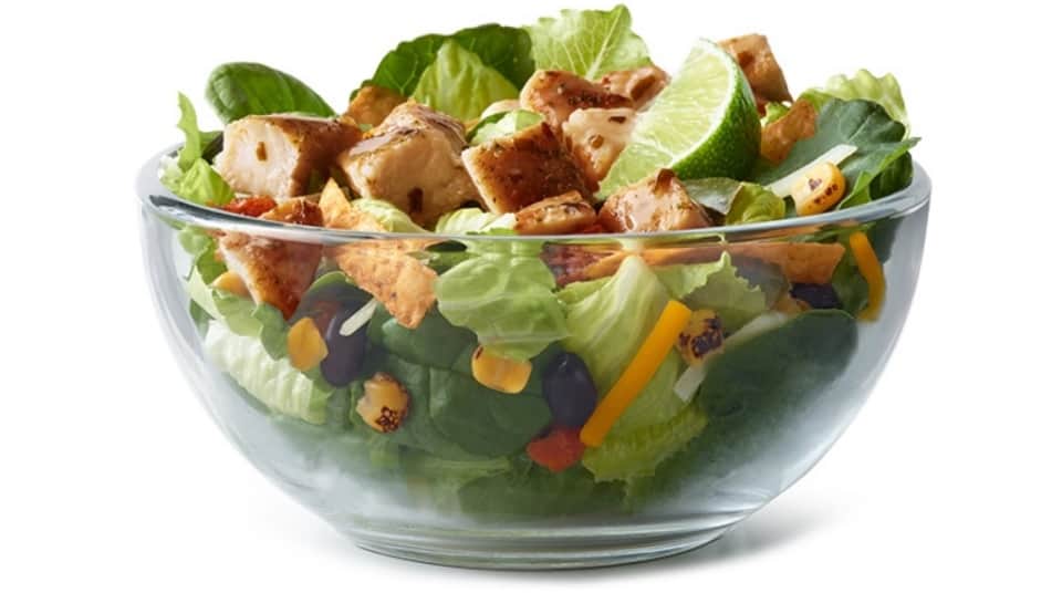 Mcdonald S Southwest Salad Calories And Nutrition Fast Food Calories