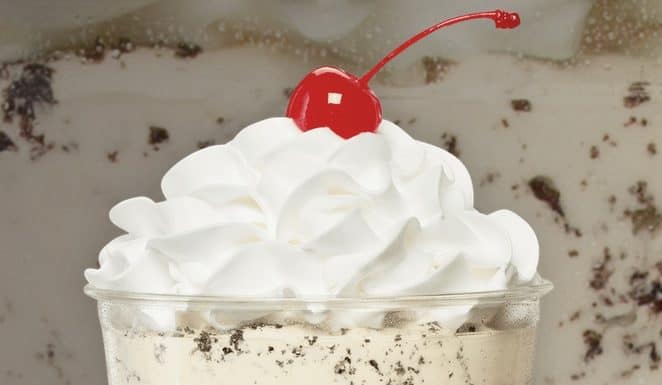 Jack In The Box Oreo Cookie Ice Cream Shake Jack In The Box Oreo Cookie Shake