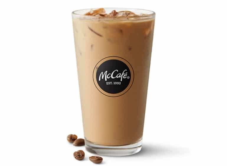 McDonald’s Iced Coffee features premium roast brewed coffee, crea...