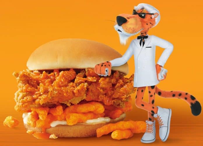 KFC Cheetos Sandwich