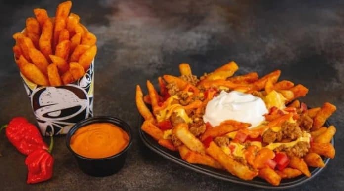 Taco Bell Steak Reaper Ranch Fries Supreme