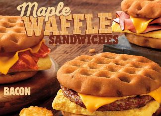 Burger King Maple Waffle Sandwich Burger King Maple Waffle Sandwiches (Sausage, Ham, and Bacon)