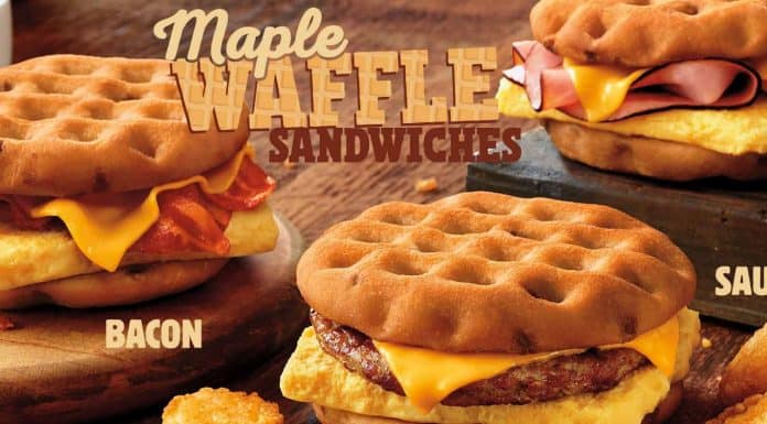 Burger King Maple Waffle Sandwich Burger King Maple Waffle Sandwiches (Sausage, Ham, and Bacon)