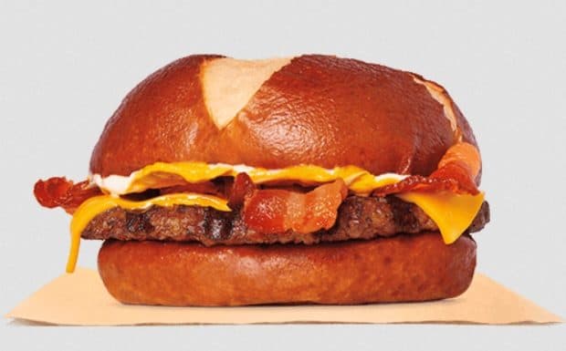 Burger King Pretzel Bacon King Burger King Pretzel Bacon King