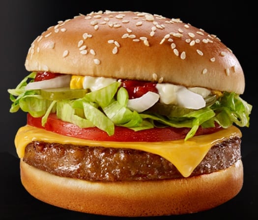 McDonald's Beyond Meat P.L.T. Burger