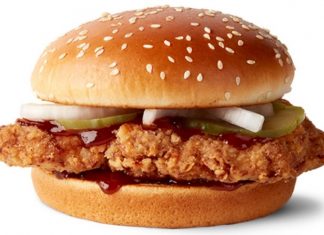 McDonald's Spicy BBQ Chicken Sandwich Nutrition