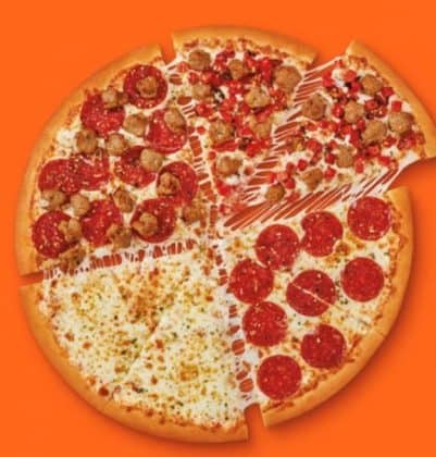 Little Caesars Quattro Pizza Calories and Nutrition - Fast Food Calories