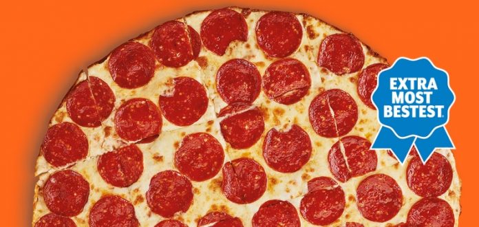 Little Caesars Thin Crust Pepperoni Pizza