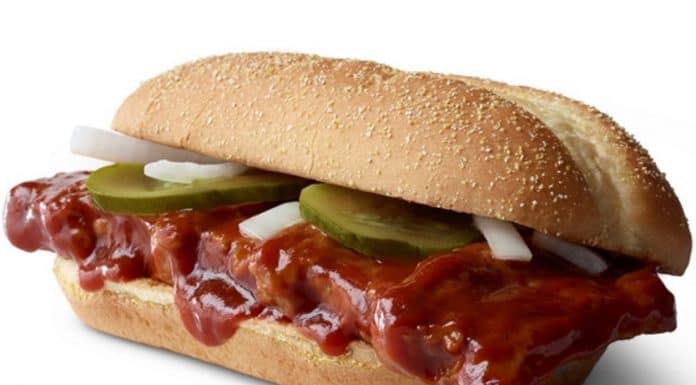 McRib McDonald's McRib Sandwich