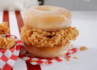 KFC Chicken & Donut Sandwich