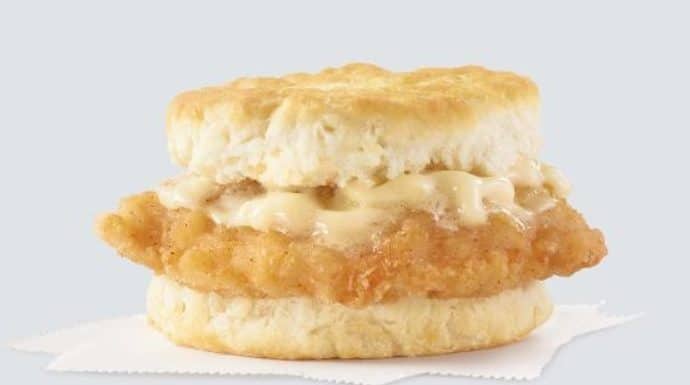Wendy’s Honey Butter Chicken Biscuit Wendy's Honey Butter Chicken Biscuit