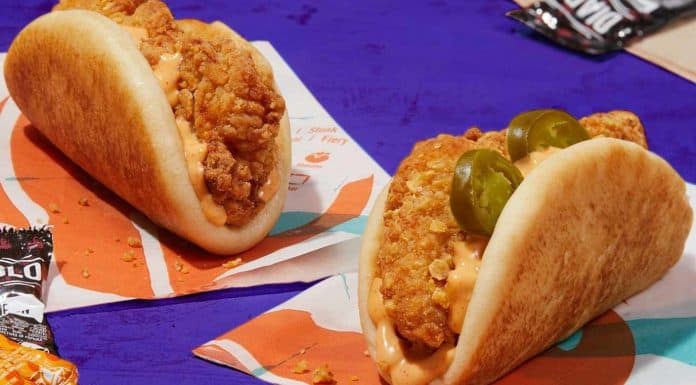Taco Bell Crispy Chicken Sandwich Taco Taco Bell Crispy Chicken Sandwich Taco