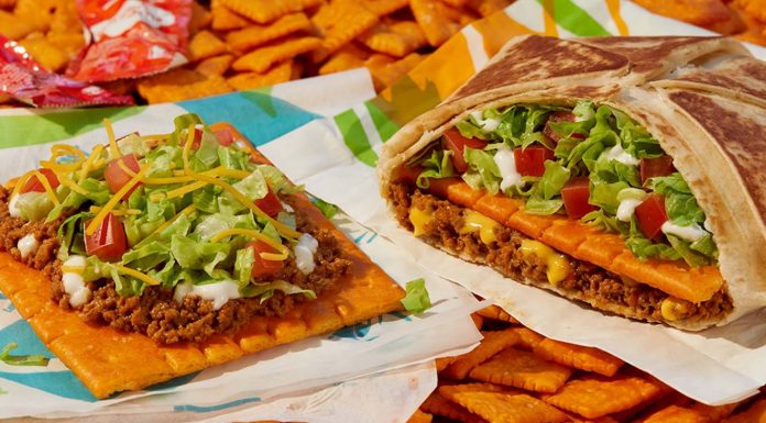 Taco Bell Big Cheez-It Tostada And Crunchwrap Supreme