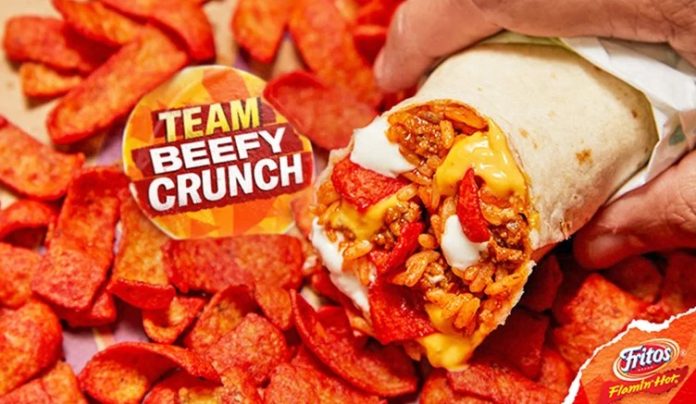 Taco Bell Beefy Crunch Burrito